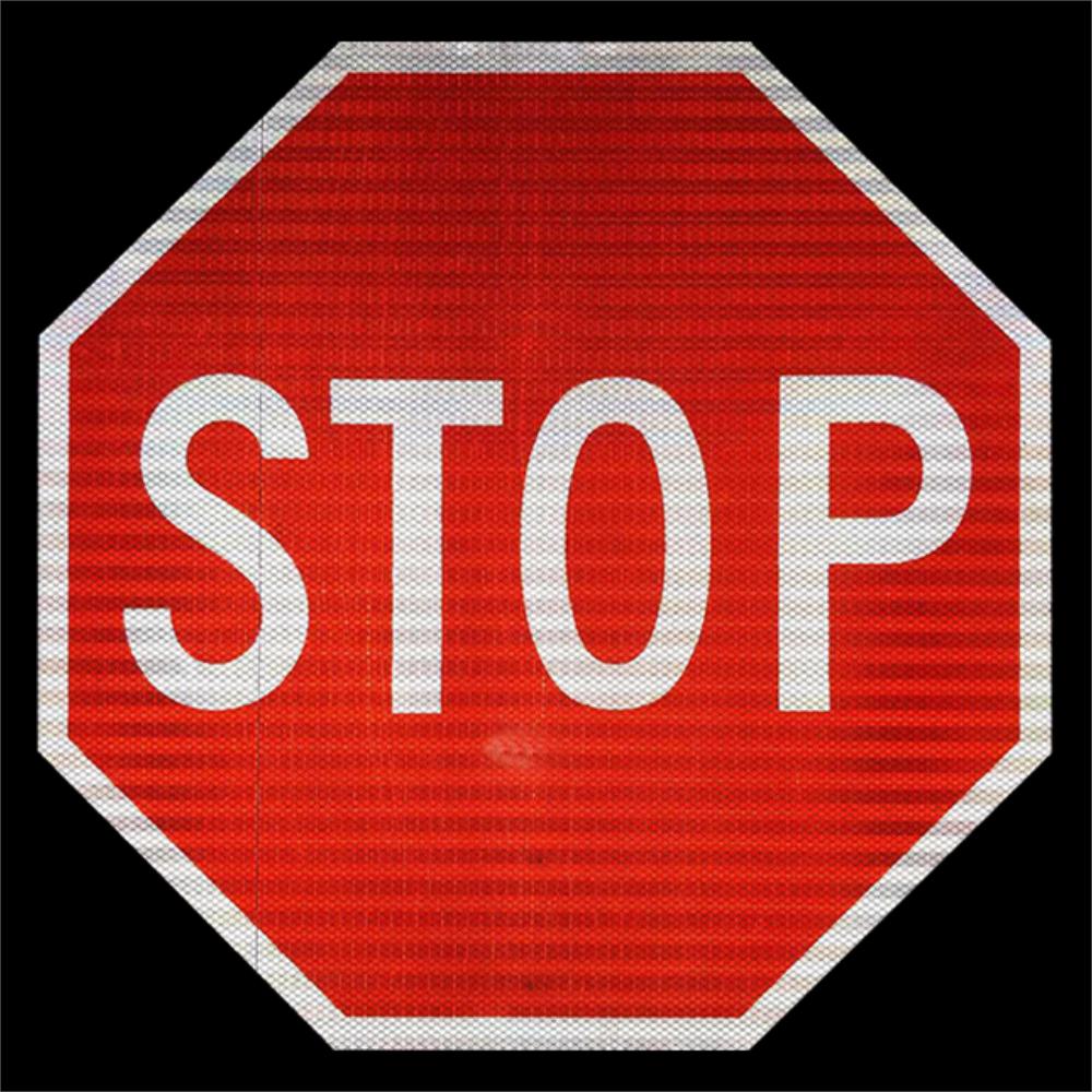 Diamond Grade Reflective Aluminum Stop Sign - 